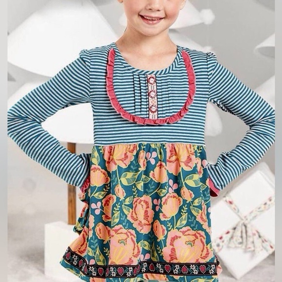 Matilda Jane Gallant Ruffle Back Tunic Once Upon A Time Size 4 GUC - Picture 1 of 7
